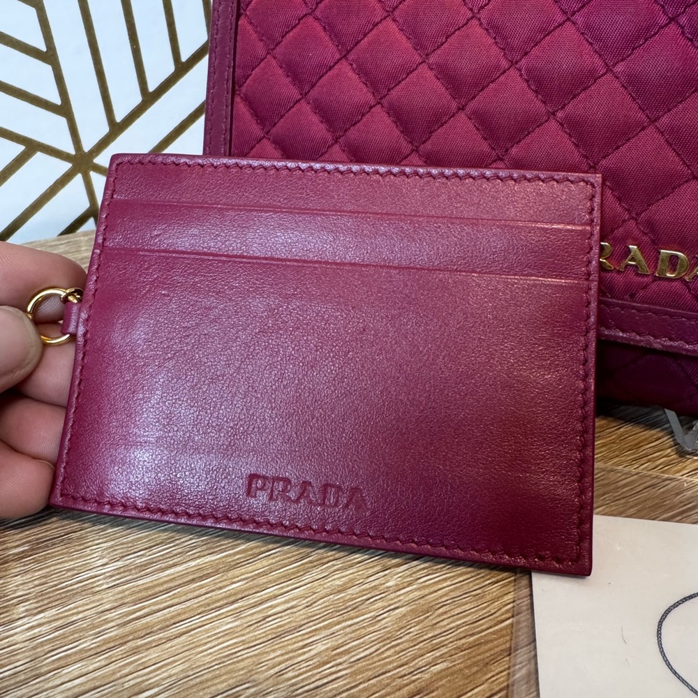 Prada Ibisco Continental Tessuto Zip Wallet - Picture 3 of 16